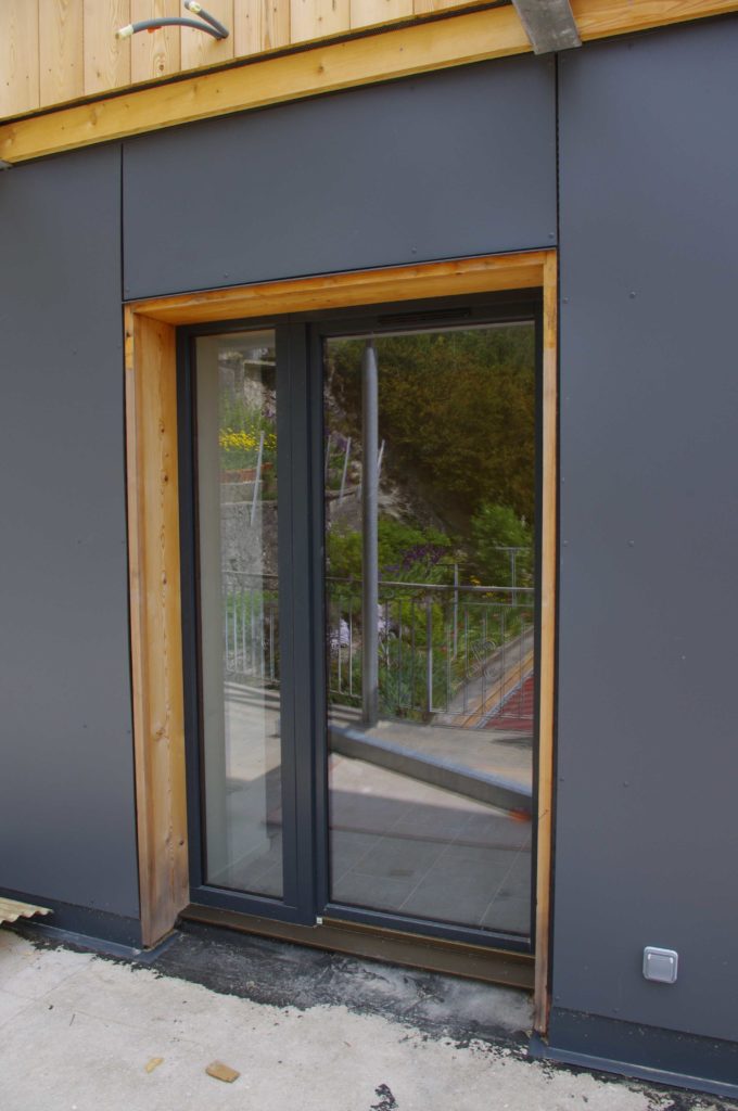 Fenetre bois alu sur mesure - Confort bois alu double vitrage porte Fenetre bois alu sur mesure - Confort bois alu double vitrage Porte fenetre bois