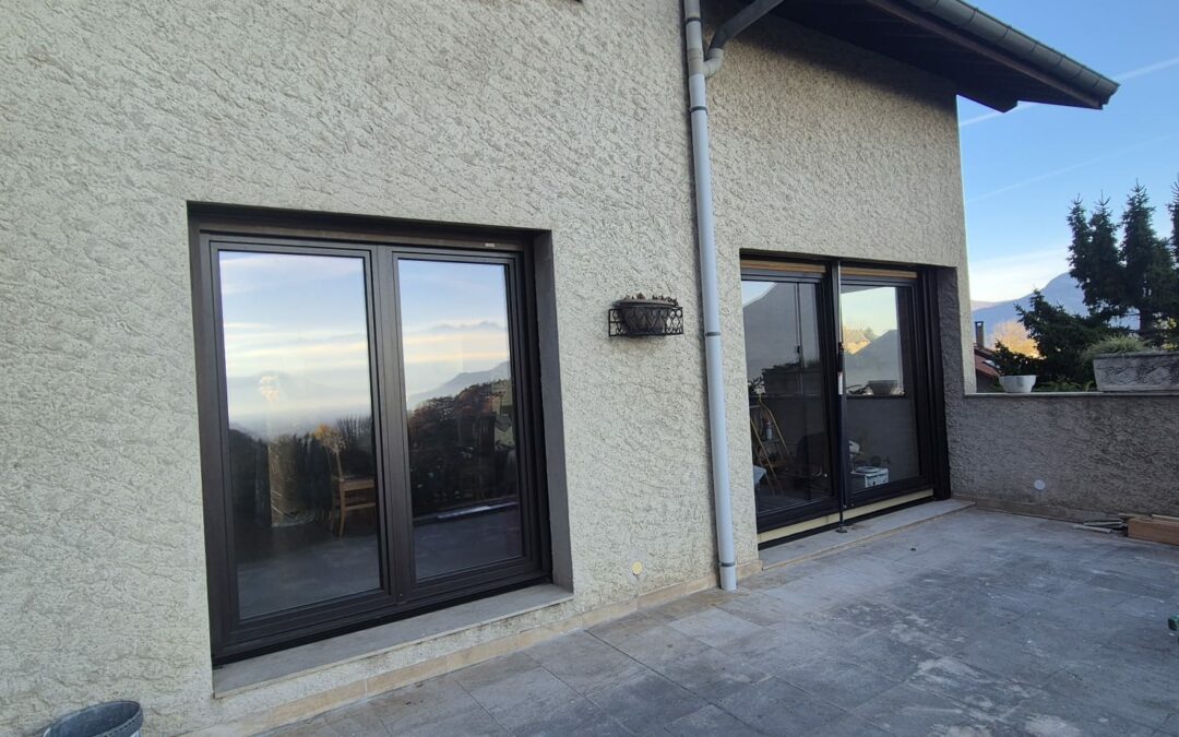 FENÊTRES CAMELEWOOD BOIS ALU DOUBLE VITRAGE À SASSENAGE (38)