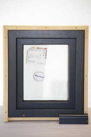 Fenêtres bois alu double vitrage sur mesure Caméléwood Vue de face